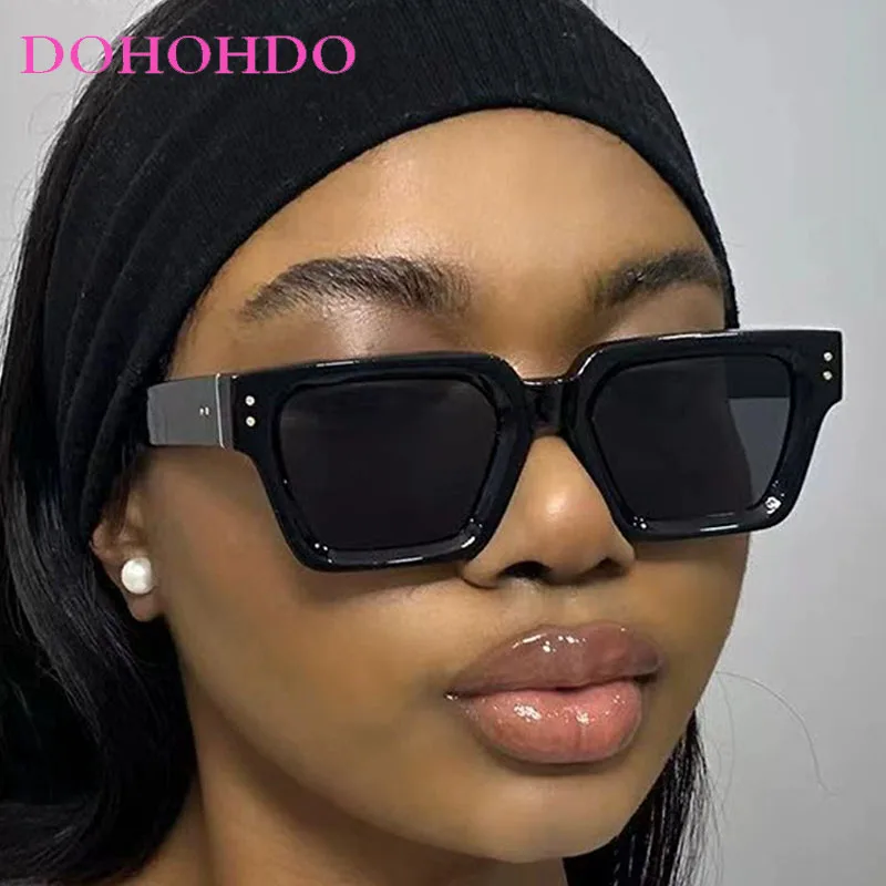 

Square Sunglasses For Men Women Fashion Brand Designer Sunglasses Male Female Retro Shades Rectangle Eyewear UV400 Oculos De Sol