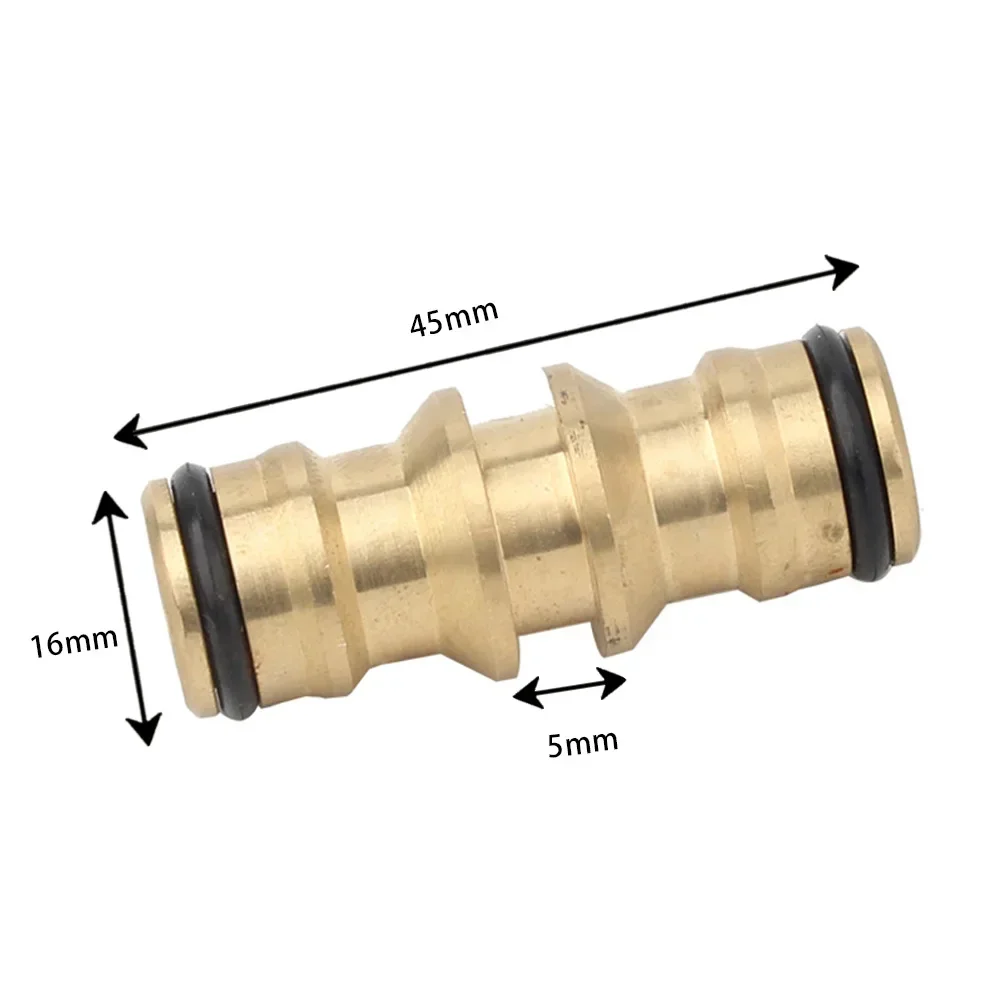 

2 Way Hose Connector Car Wash Extension Garden Irrigation Joiner Male Quick Joint Repair Replacement Spare Parts Watering