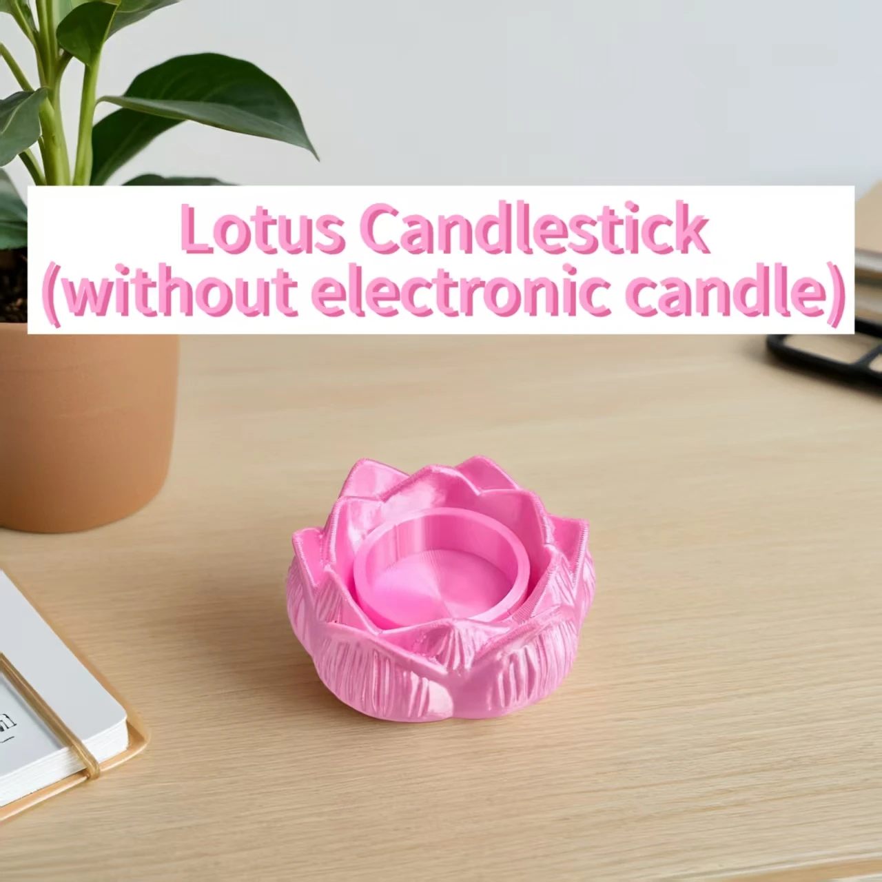 Lotus candle holder - Home decoration item - Adds romance to your life