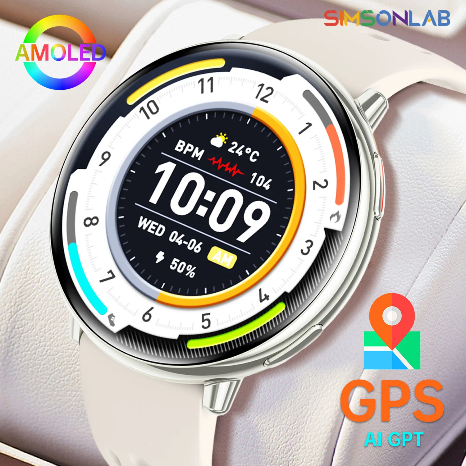 ساعة ذكية جديدة بنظام تحديد المواقع لـ Amazfit Active 2 AI GPT 1.43 AMOLED Compass Sport ساعة ذكية BT Call للرجال والنساء أندرويد IOS لشاومي