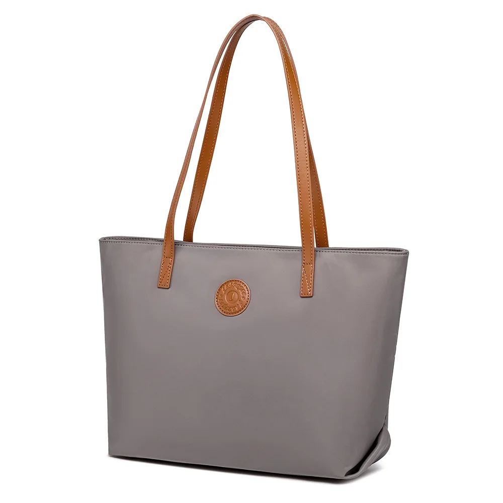 Casual Simple Handbag For Women Fashionable Versatile College Student Waterproof Shoulder Large Capacity Commuter Tote Bag