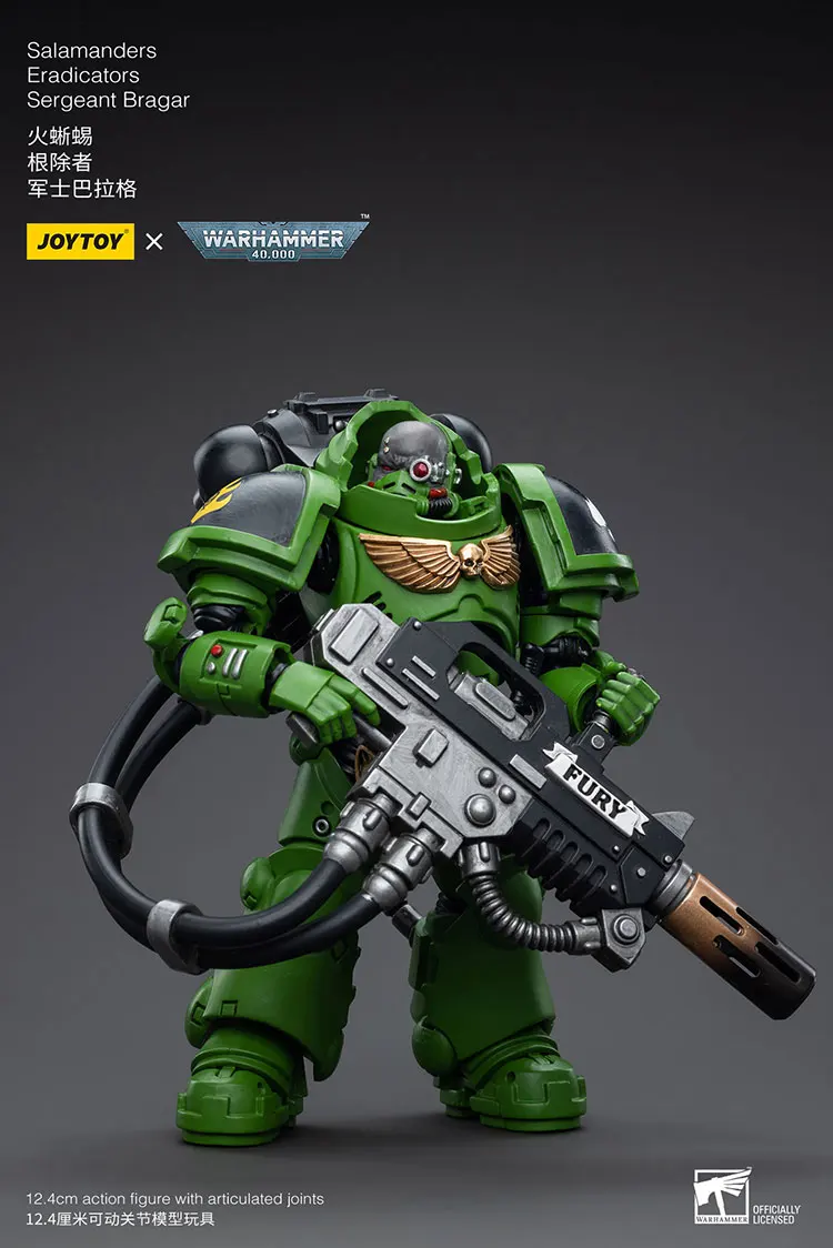 JOYTOY Warhammer 1/18 شخصيات الحركة السمندرز Eradicators الرقيب براغار لعبة مجسمة هدايا الصبي 3.75 بوصة #2