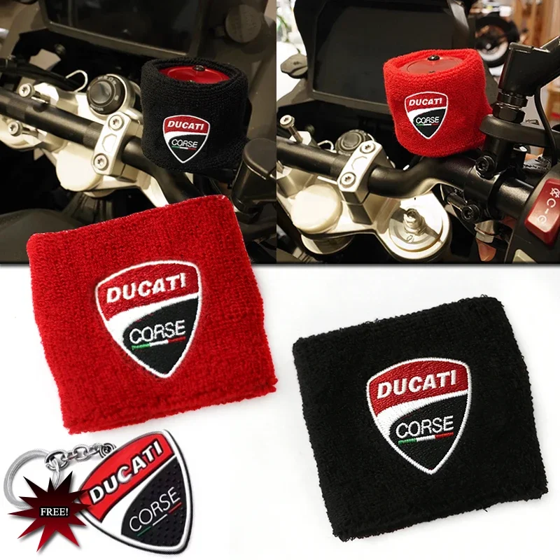 For Duc@ati Monster 400 620 695 696 750 795 796 821 937 Multistrada 950 1000 1100 Motorcycle Fluid Reservoir Cover Oil Cup Sock