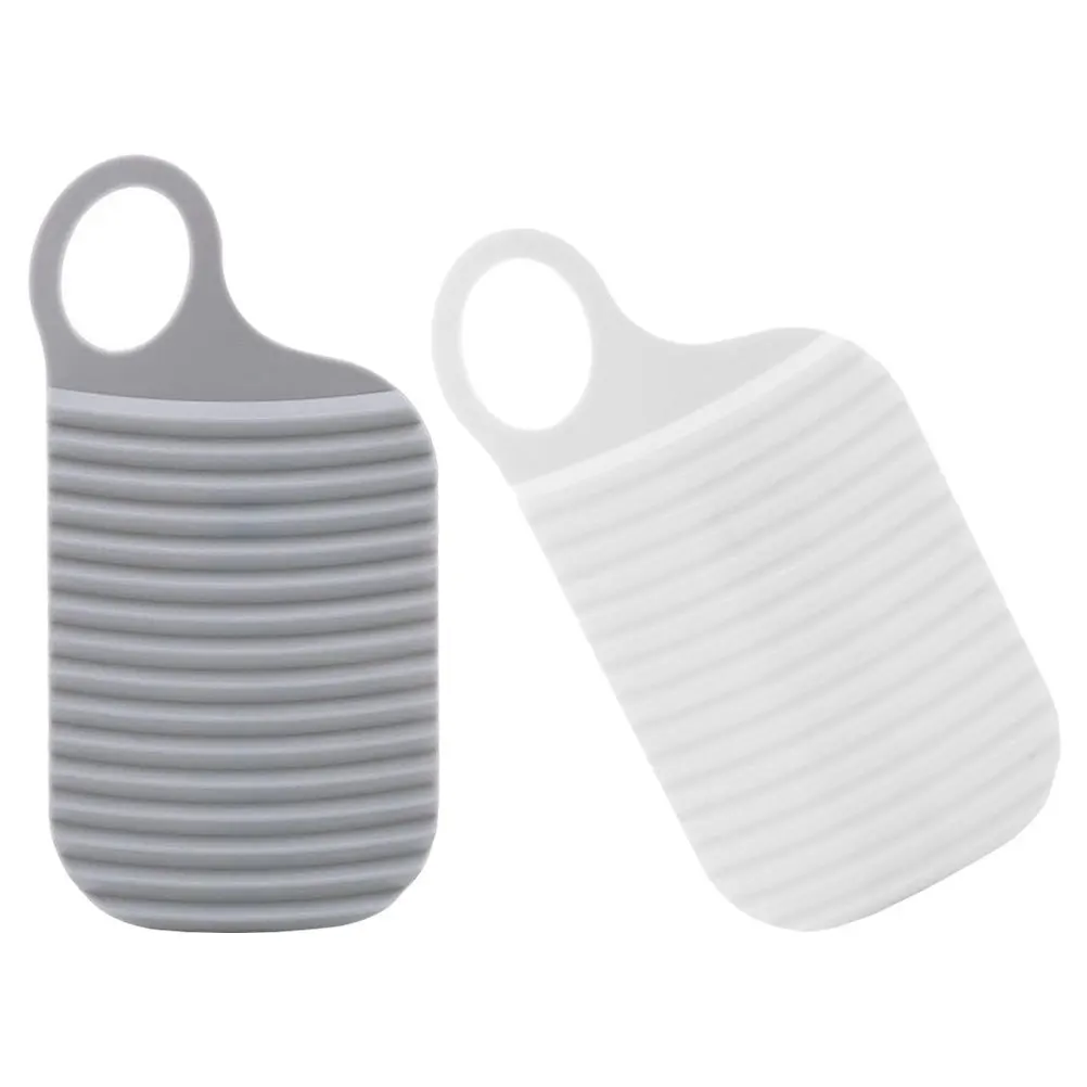 

2Pcs Mini Washboards for Travel Portable Laundry Washboard Handheld Scrub Board for Socks T-Shirts Handwashing Tool