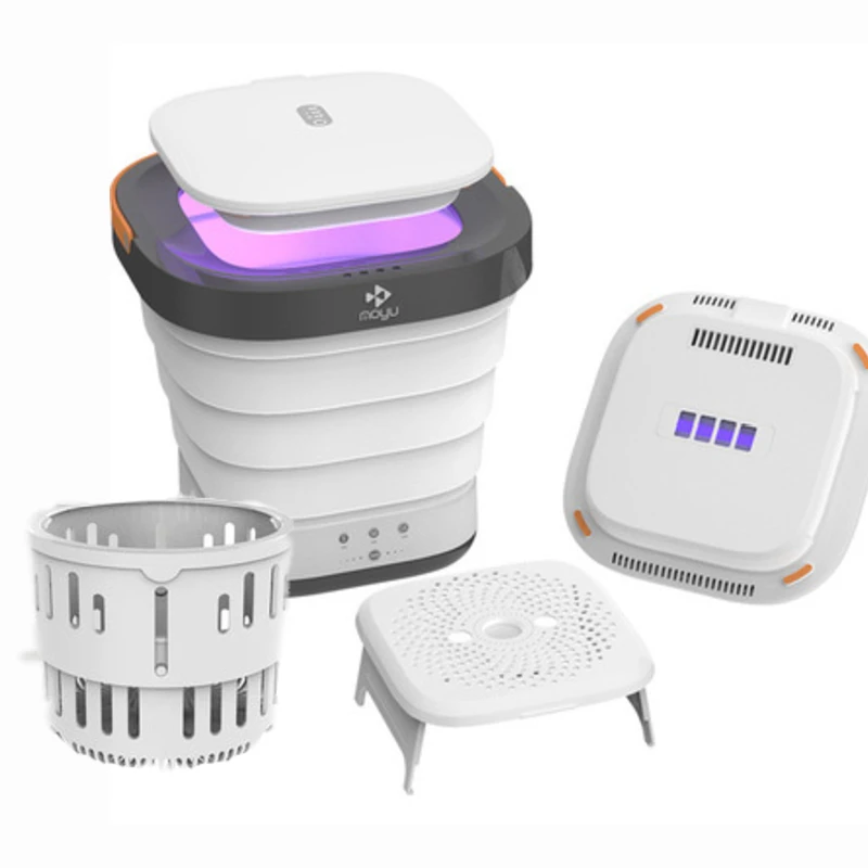 Moyo Gấp Máy Giặt Có Thể Bổ Sung Thêm 70 °C Nước Để Khử Trùng Quần Lót Và Quần Lót Di Động Máy Giặt Nhỏ Giặt