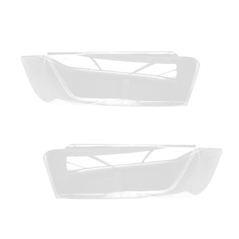 

2 PCS Car Headlight Shell Lamp Shade Lens Cover Headlight Cover PC Transparent For Q3 2010-2015