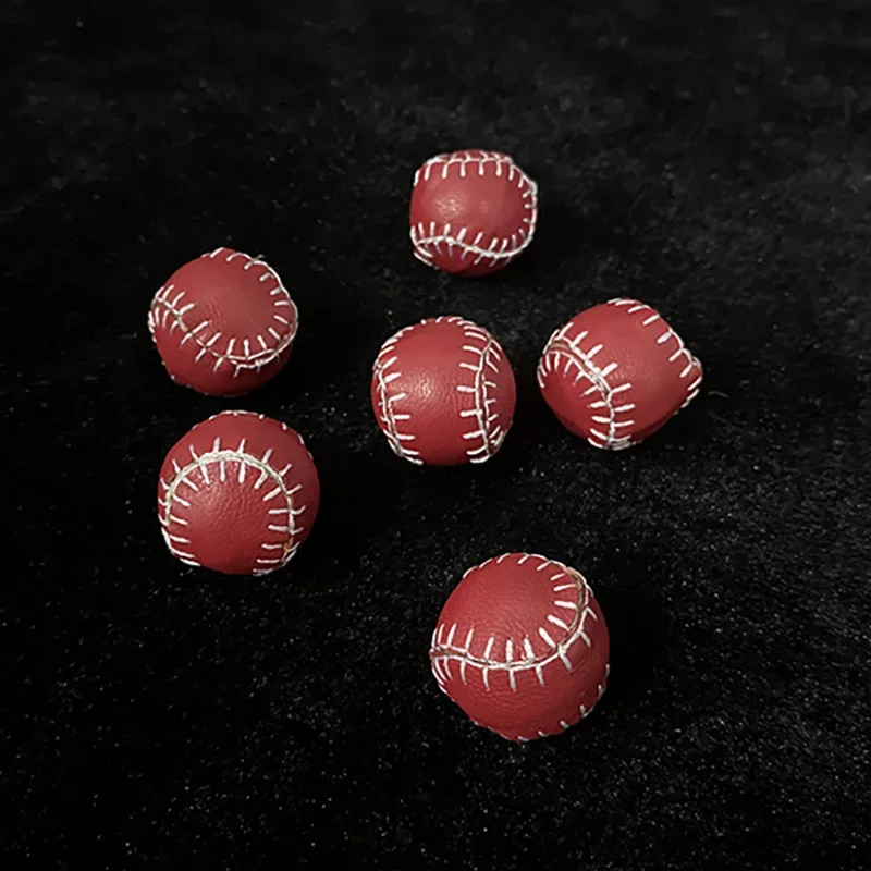 5Pcs Leather Ball (Red,2.2cm) Magic Tricks Chop Cup Ball Accessory For Cups & Balls Magia Illusions Gimmicks Mentalism Props