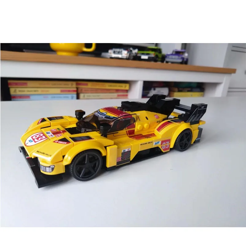 MOC-229928 صغير كلاسيكي 499P سيارة رياضية سباق بنة نموذج 339 أجزاء MOC الإبداعية الصبي لعبة عيد ميلاد الأطفال هدية #6