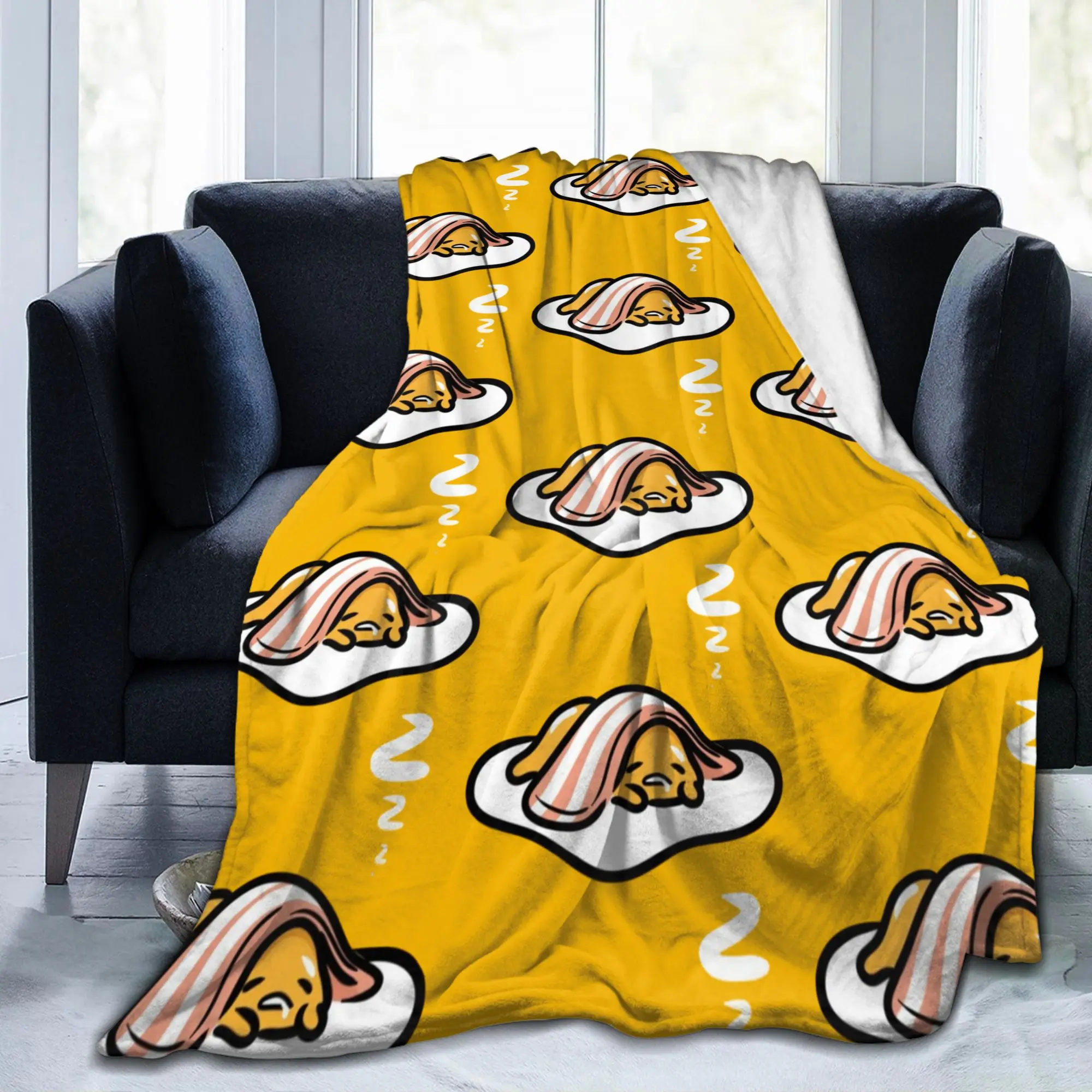 

Гудтама спальные одеяла ленивое яйцо мультфильм шерсть потрясающее теплое одеяло для покрытия текстильный декор