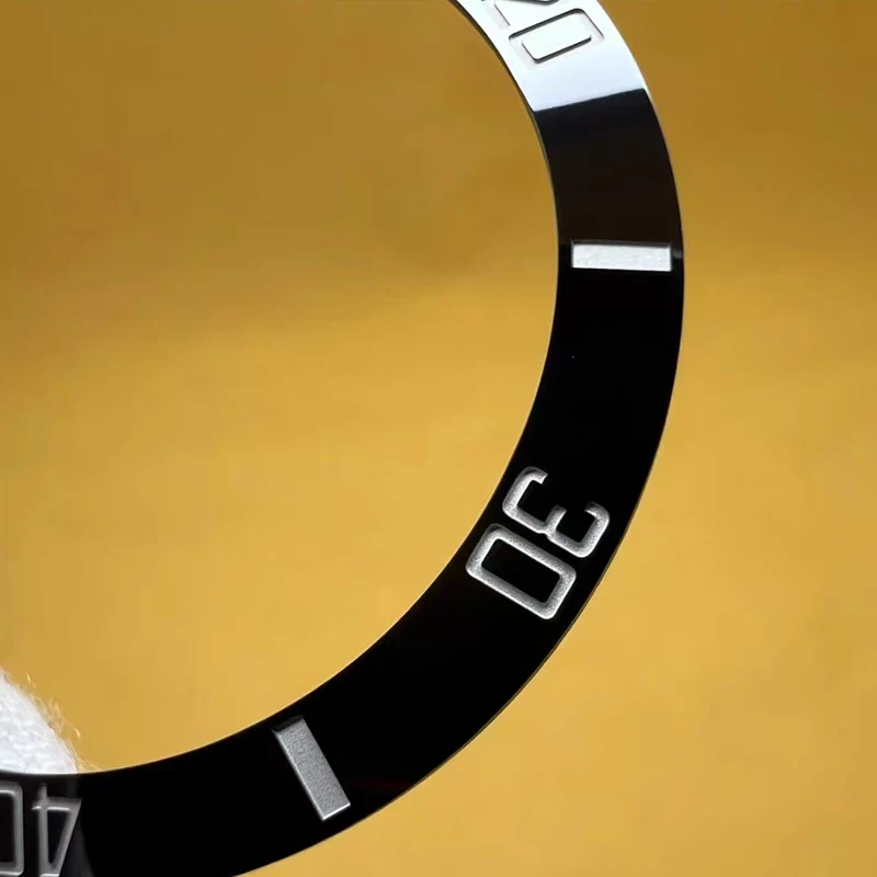 High Quality  Ceramic Black Watch  Bezels For 41mm Submariner 126610LN Aftermarket Rrplace Watch Parts