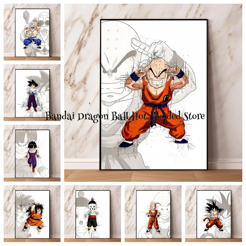 

Dragon Ball Goku Anime Character HD Poster Wall Art Canvas Painting Birthday Gift Modern Wall Room Home Decoration Painting