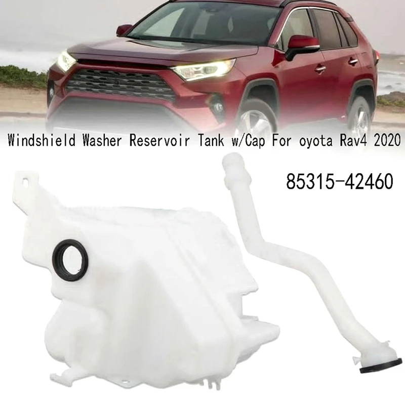 85315-42460 Windshield Washer Reservoir Tank W/Cap For Toyota Rav4 2020 Replacement Parts