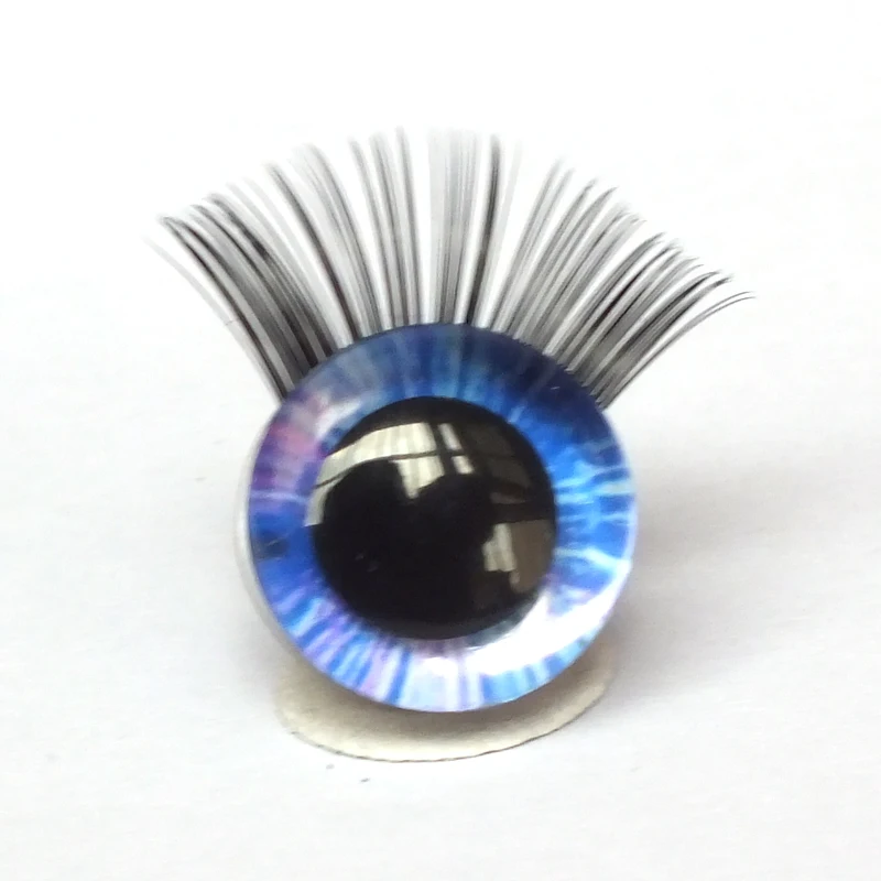 20pcs Toy Eyelash Size 12-30mm Only The Eyelash DIY Plush DIY Doll Making Supply Accessories Plush Toy Eyes Eyelash