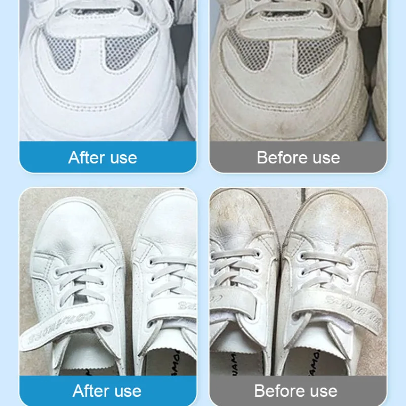 100ML Shoe Whitener Whiten Refreshed Polish White Shoe Clearning Foam White Shoes Cleaner Cleaning Tool Sneakers Care