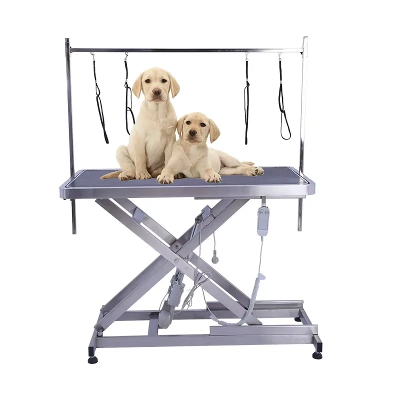 

Electric Grooming Table, Battery Powered for Outdoor Pets