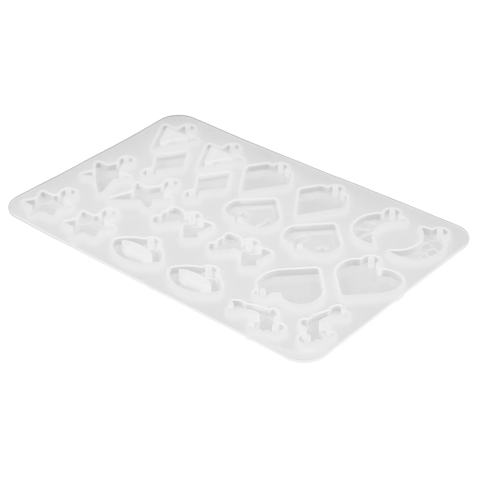 

Silicone Earring Molds Set For Diy Jewelry Making, Heart Star Bowknot Shapes, Resin Pendant Charms Mold, Craft Hanging