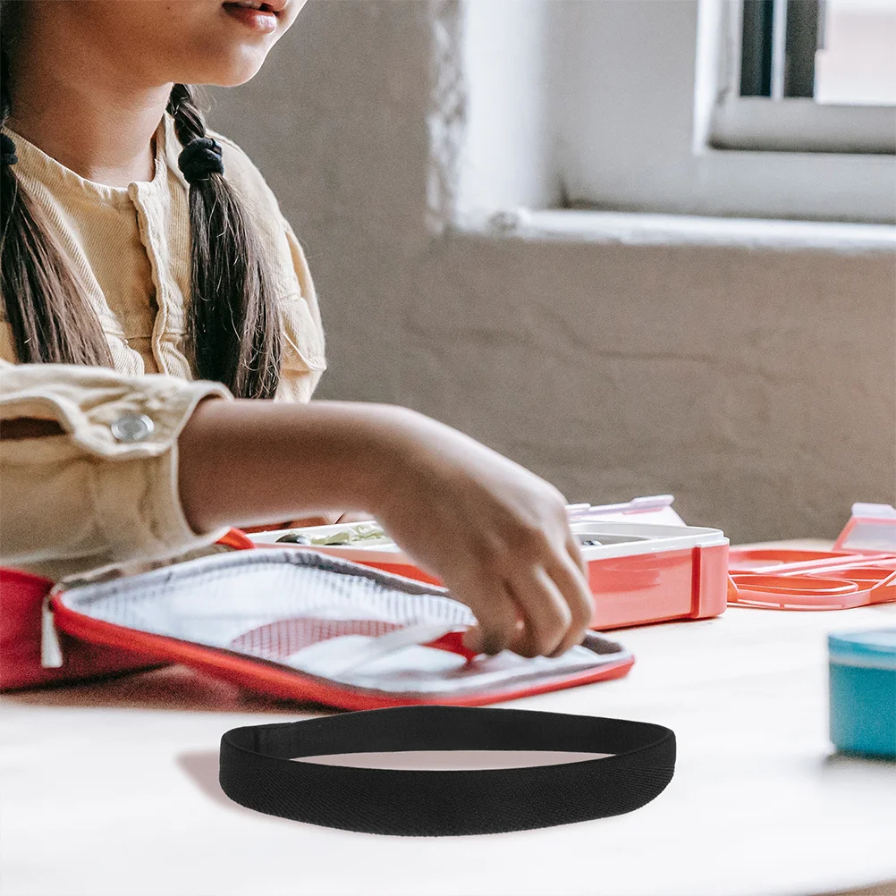 

4Pcs Adjustable Bento Lunchbox Straps Strong Elastic Holding Bands Nylon Material for Meal Prep Office School Outdoor Use