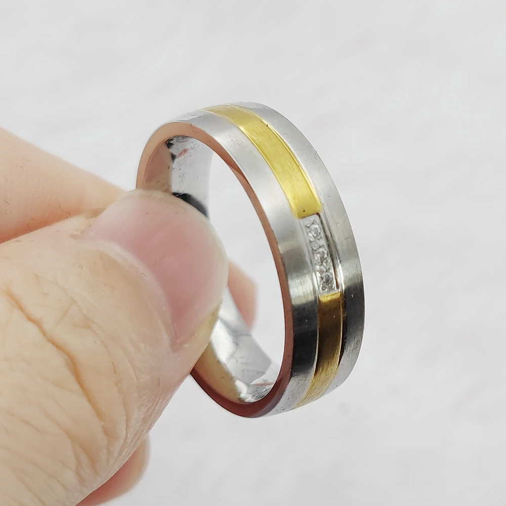 

Высокое качество двухцветные украшения модные кольца на палец дизайнерские кольца для пар обручальные кольца обручальные кольца для жены женские подарки