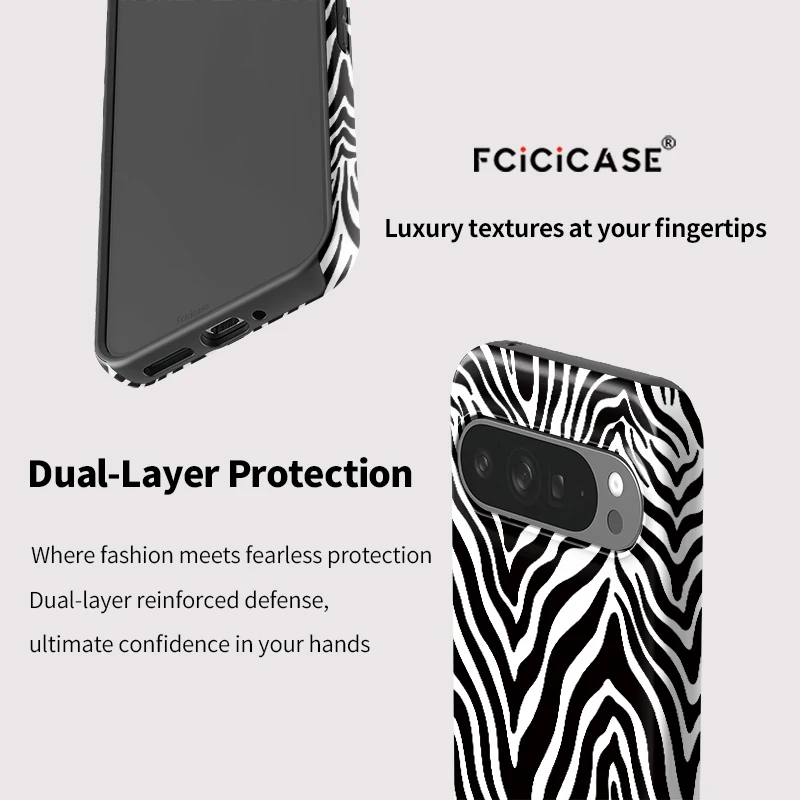 Fcicicase Phone Case For Google Pixel 10 9 Pro XL 8A 8 9 Pro 10A 7A Luxury Painting Shockproof Acrylic Matte Bumper Cover view 5