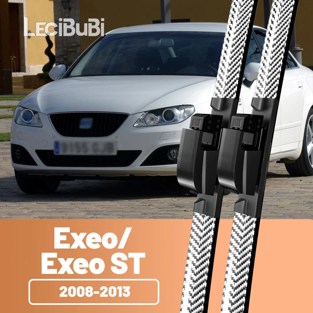 2 stücke Frontscheibe Scheibenwischerblätter Carbon Faser Scheibenwischer Für Seat Exeo Exeo ST 2008-2013 2009 2010 2011 2012