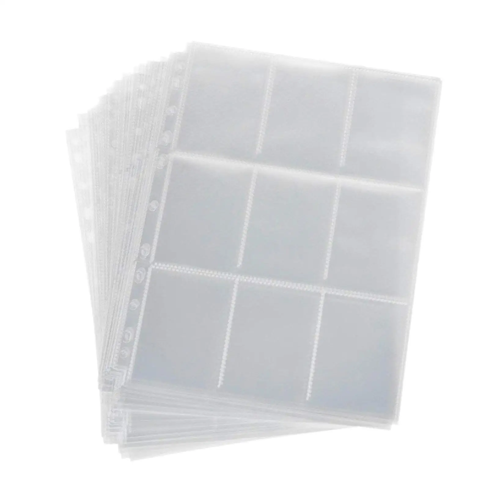 10PCS Album Collection,90 Pockets Trading Gaming Card Sleeves Storage, Sleeves Photo Albums