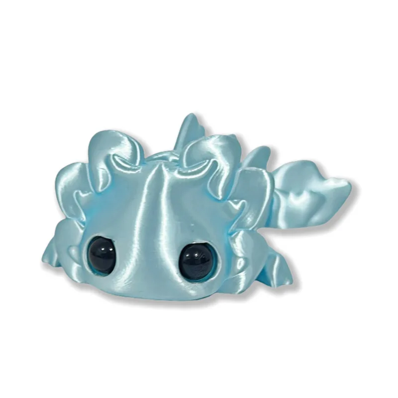 3D-gedrucktes kleines Tier-Set, gemeinsames süßes Salamander-Baby, 3D-gedruckte Tiere für Zuhause, Büro, Basteln, bedruckte Figuren, Weihnachtsgeschenke – Detail 11