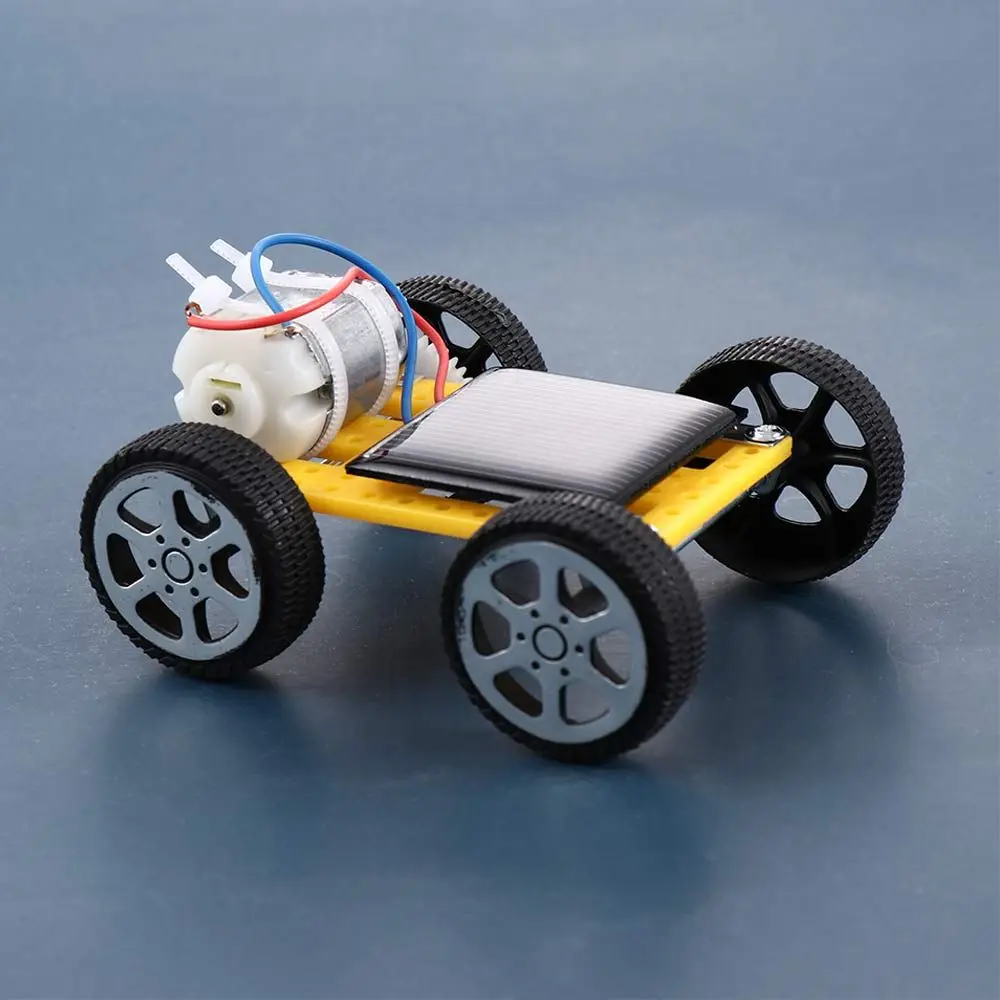 Divertido experimento científico juguetes educativos coche Solar juguetes coche Robot Kit Set energía Solar juguete DIY ensamblado