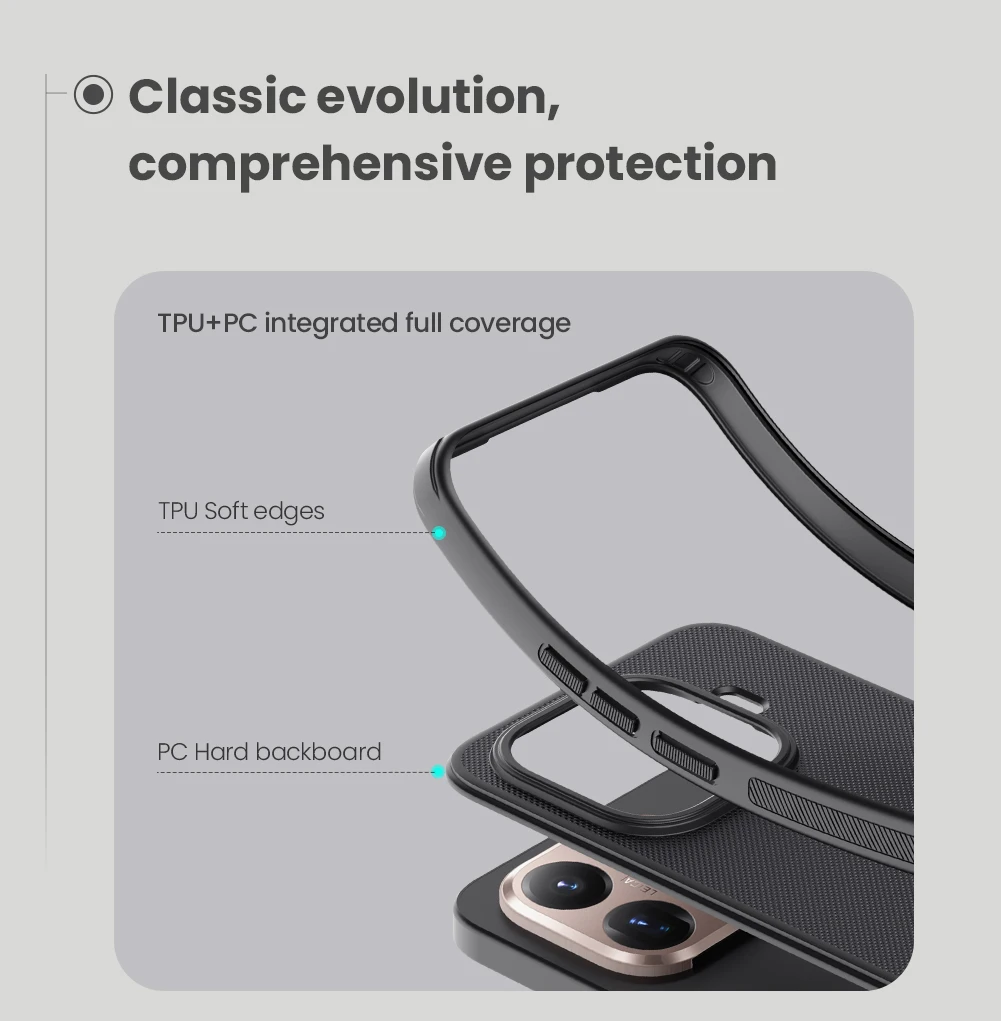 Für Xiaomi 15t Pro Hülle NILLKIN Passgenaue Hülle für Xiaomi 15t Pro Hochwertige Super Frosted Shield Hülle Matte PC-Abdeckung – Detail 8