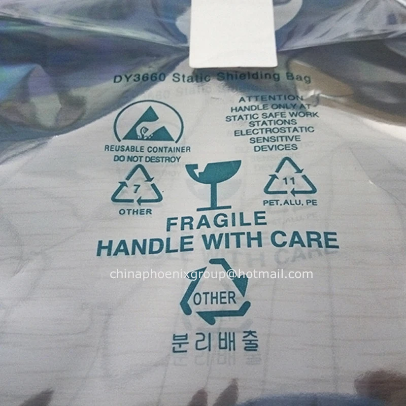 

Antistatic Bags Different Type ESD Shielding Bags For 3.5 Hard Drive HDD,GPU,Graphics Card And Varieties Of Electronic Devices