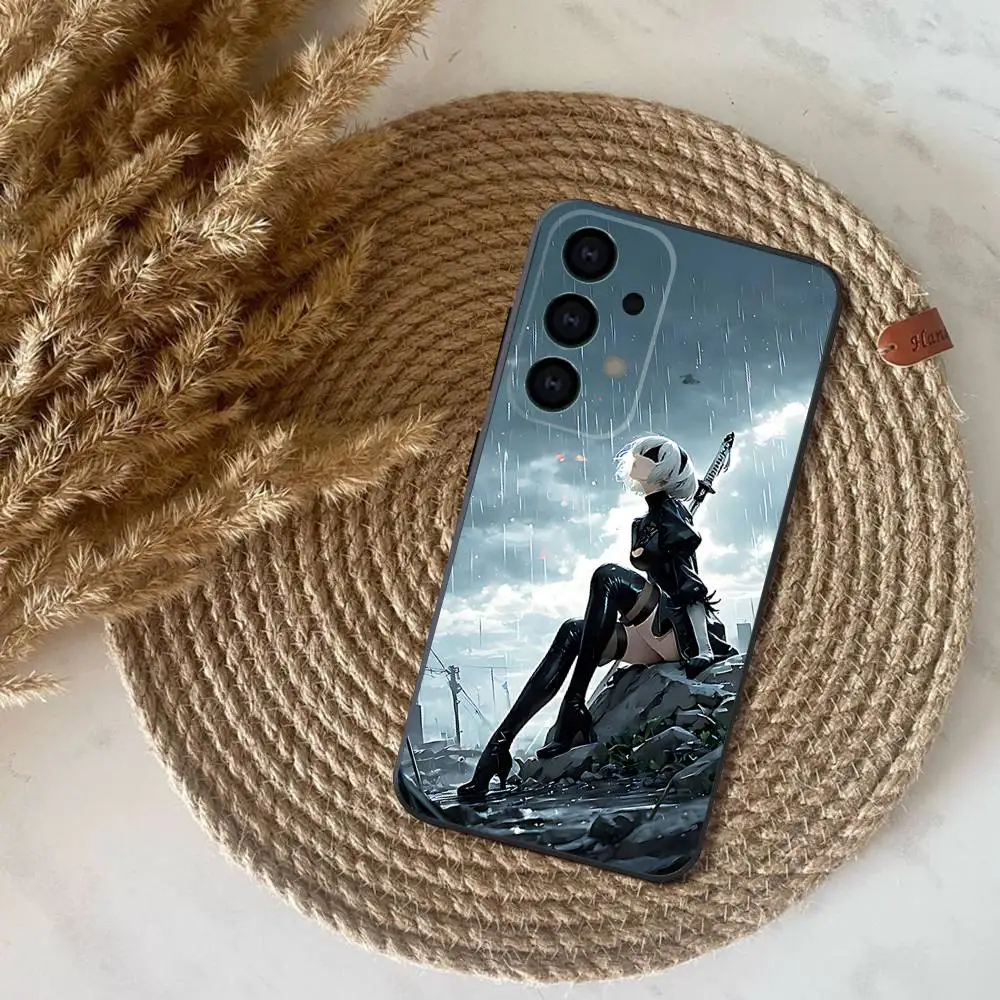 Чехол для телефона Game N-Nier Automata для Samsung S25, S24, S21, S22, S23, S30, Ultra, S20, Plus, Fe, Lite, Note, 10,9,5G, черный чехол