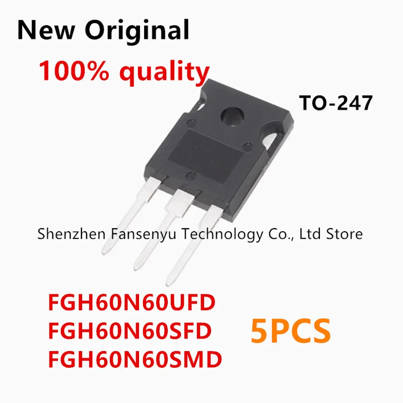 

(5piece)100% New FGH60N60SMD FGH60N60UFD FGH60N60SFD FGH60N60 60N60 TO-247 Chipset
