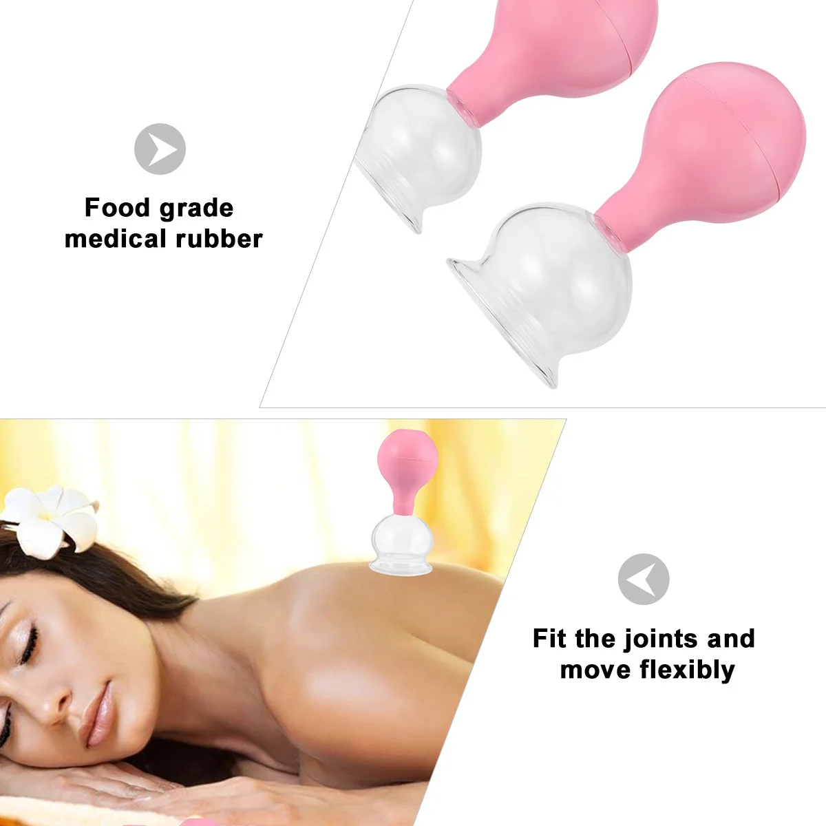 

5 шт., резиновый стеклянный набор для вакуумной банок, набор для всасывающей терапии, бытовое устройство для ухода за телом, устройство для улучшения иммунитета