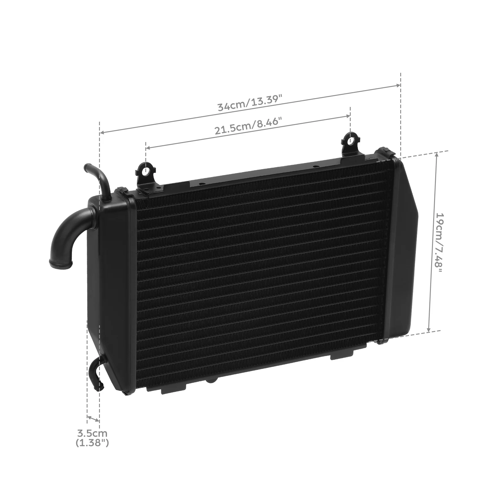 

Left Side Radiator Cooler Cooling Fit For Honda Goldwing 1800 GL1800 06-17 F6B 13-17