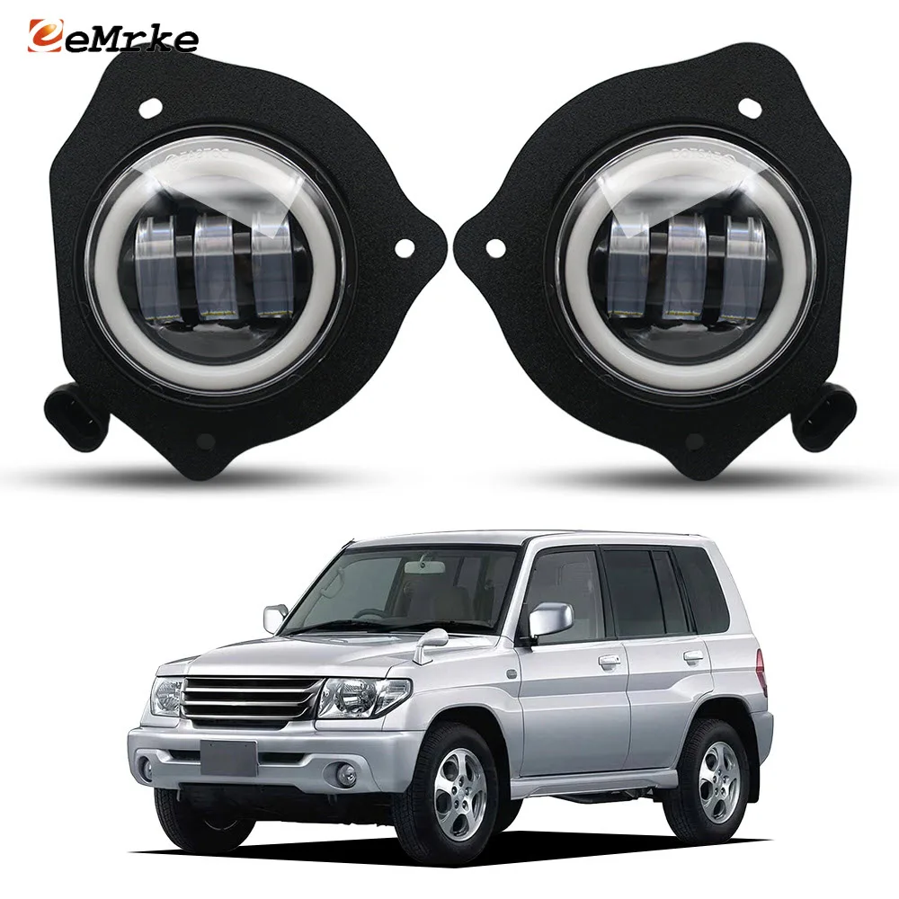 

Светодиодные противотуманные фары с линзой и функцией Angel Eye DRL для Mitsubishi Pajero iO / Pajero Pinin H60 / Shogun Pinin 2000-2005