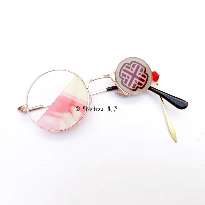 Anime Vtuber Heine Ulmaria Glasses Eyeglasses Kanzashi Hairpin Cospaly Costume Props Toys Accessories Unisex Gifts