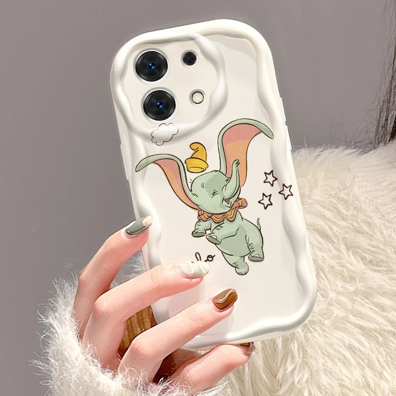 Dumbo Anime Cute For Xiaomi Mi 14 12 12T 11 Lite Poco X6 X5 X4 X3 M3 F4 Pro GT NFC 5G Wave Oil TPU Phone Case