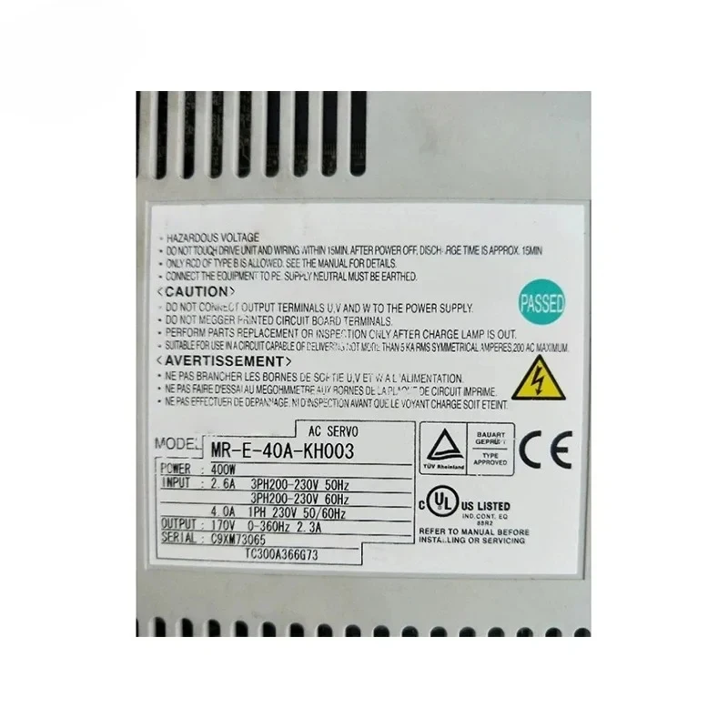 

(Sea shipping) Gold Seller MR-E-40A-KH003 Servo Drive PLC New Original Warehouse Stock