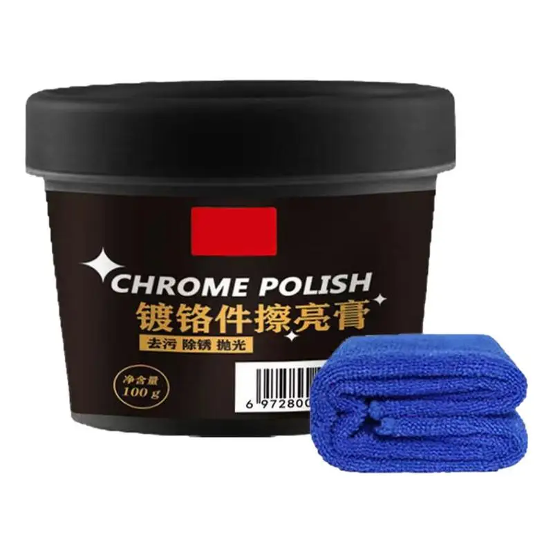 

Metal Polish Paste 100g Universal Car Chassis Derusting Rust Remover Multifunctional Metal Glow Polishing Paste Car Parts Metal