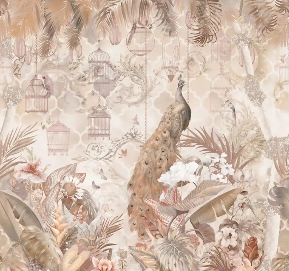 papel-de-parede-personalizado-com-flores-de-pavao-passaros-plantas-tropicais-mural-tropical-do-sudeste-asiatico-sala-de-estar-fundo-para-tv-decoracao-de-casa