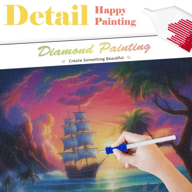 SDOYUNO Diamond Painting Dream Landscape 5D DIY Full Round Drill Diamond Mosaic Sunset Rivers Embroidery Kit Home Decor