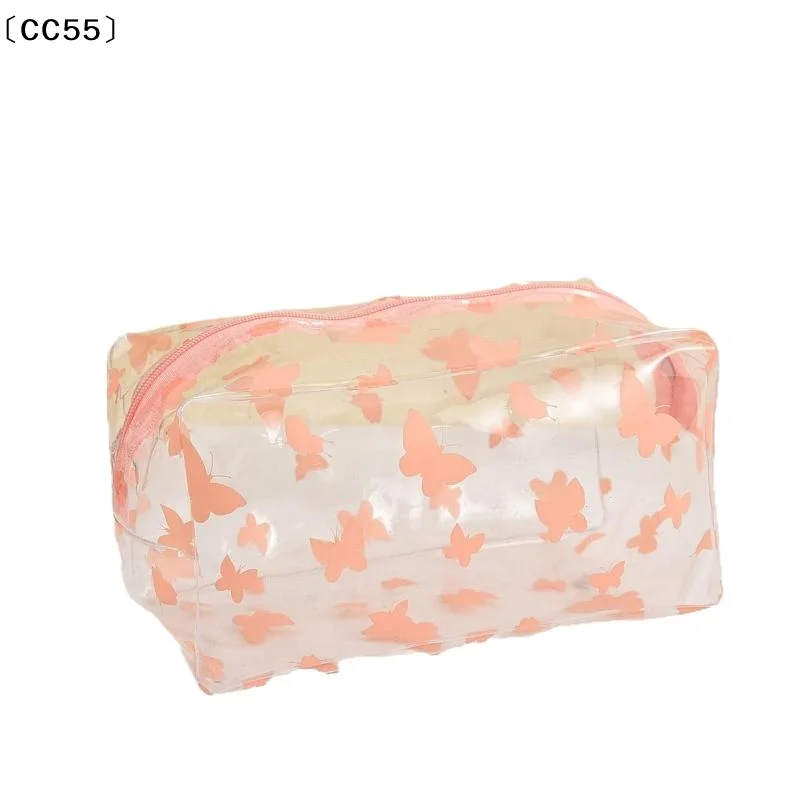 1pc Transparent Makeup Case For Women Sweet Bag Organizer Cute Large Capacity Cosmetic Bag Portable Lipstick Bag〔CC55〕