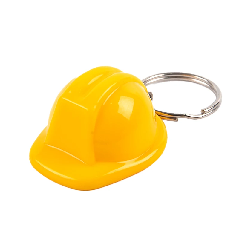 Llavero Mini Casco De Seguridad De Zinc – Pequeño Y Realista, Ideal Para Trabajadores, Ingenieros Y Fans De La Construcción