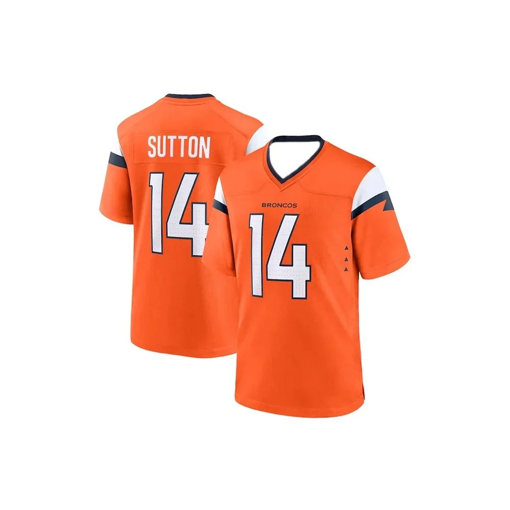 24-25 Erwachsenen- und Kinder-Football-Uniform im Denver-Stil, Gleiches Design für Erwachsene und Kinder