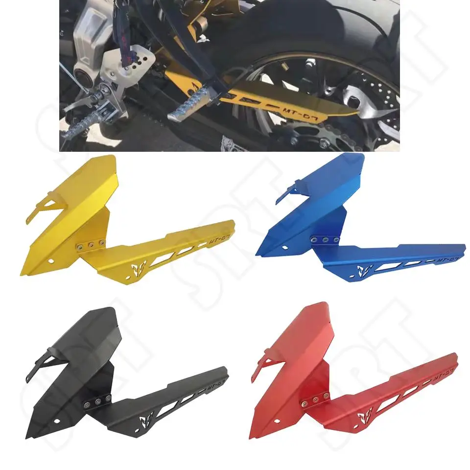 

Для Yamaha MT 07 MT07 FZ07 MT-07 2015 2016 2017 2018 2019 2020 аксессуары для мотоциклов комплект брызговиков заднего крыла