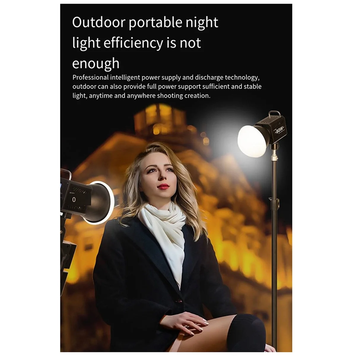 

TCE 80 Вт COB видео светильник с регулируемой яркостью 2500-6500K фотографический светодиодный светильник для фотостудии кинокамера Livstreaming EU-Plug