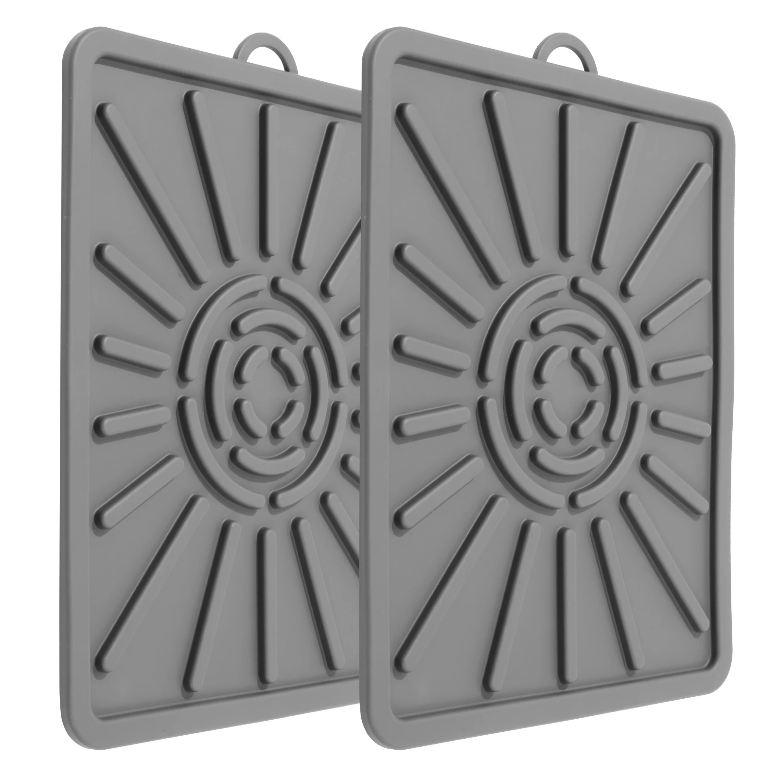 

2 Pcs Mat Oven Drain Pad Silicone Griddle Accessories The Oil Silica Gel Protective Covers