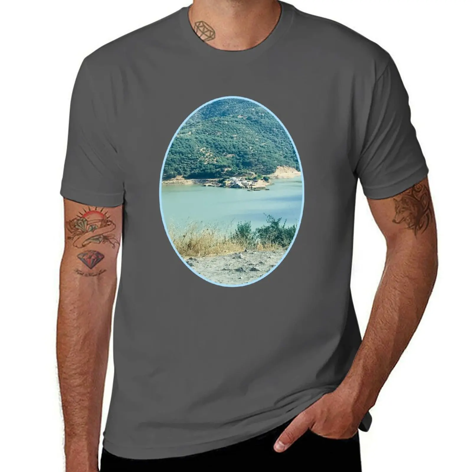 

Sinking city (Greece) T-Shirt t shirts cotton 100% man t shirt summer T-Shirt