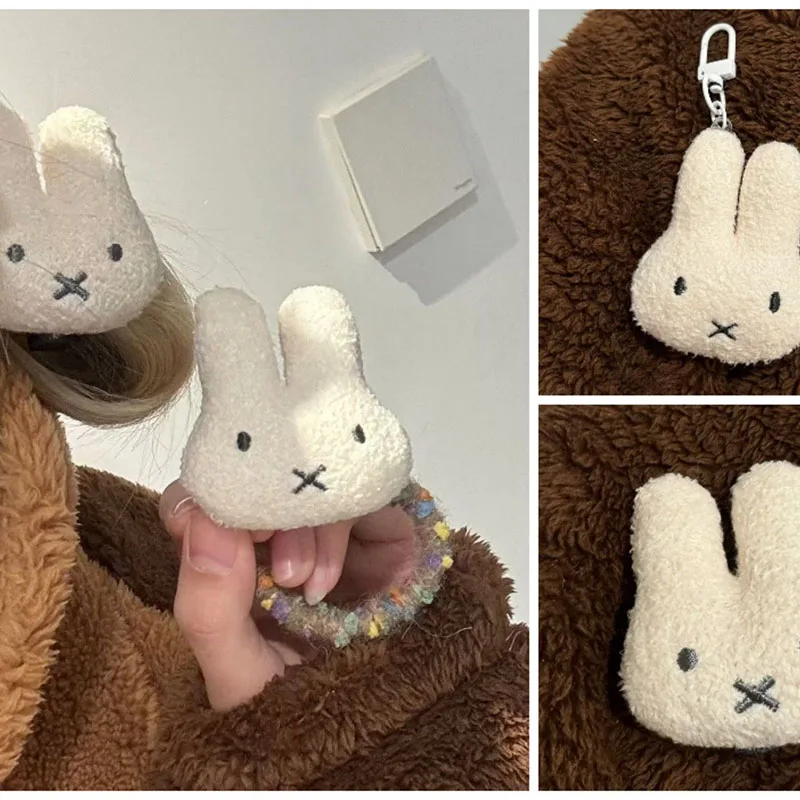 

Miffy rabbit Kawaii hair accessory colorful yarn hair loop bangs hair clip girl heart sweet soft cute headband Toys for Gifts