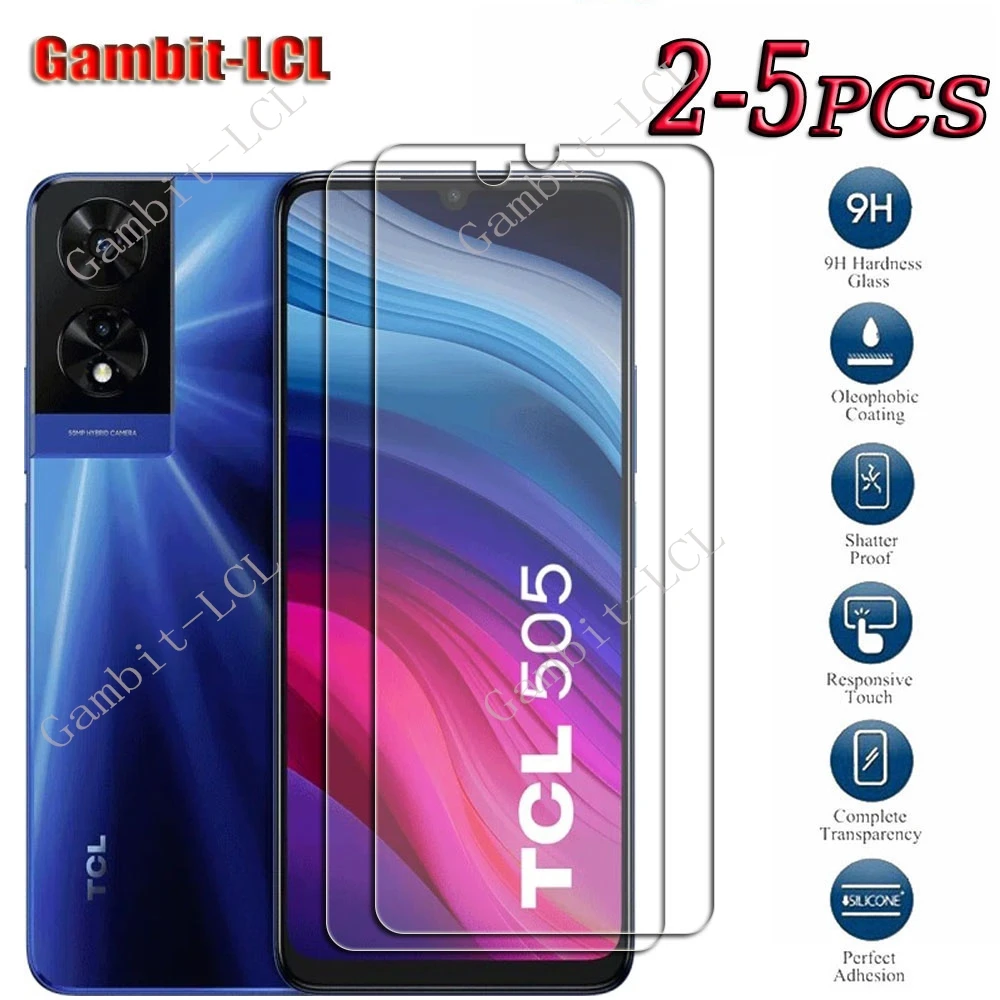 9H HD Original Tempered Glass For TCL 505 6.75\