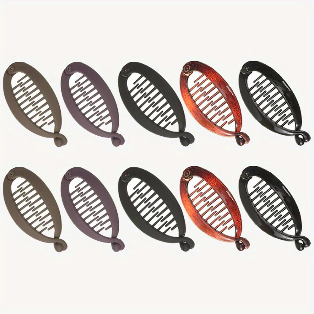 

10Pcs/Set Hair Claw Clip Hair Clip For Girls Clincher Combs Barrettes Hairpin Fishtail Clip Hair Accessories